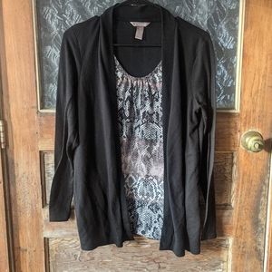 White Stag cardigan blouse small women